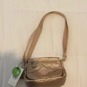 Rose gold kipling bag